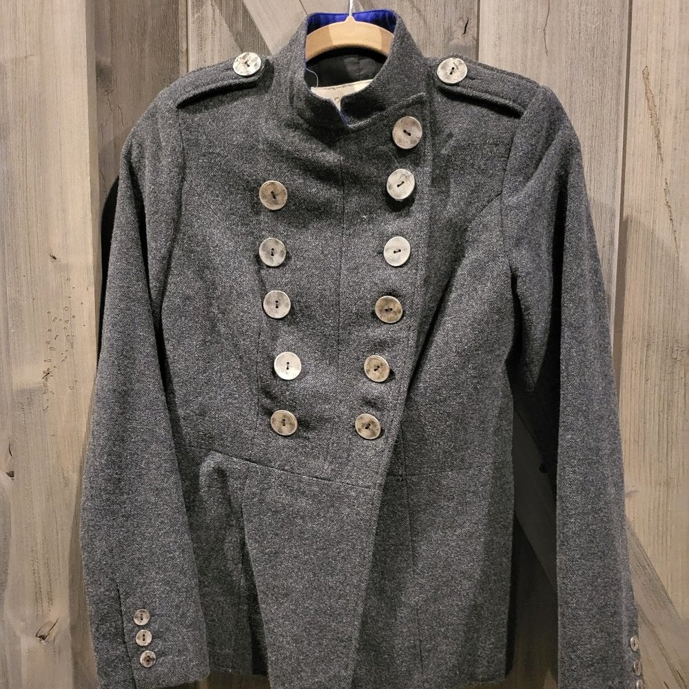 Operations Gray Military Wool Jacket Small - image 1